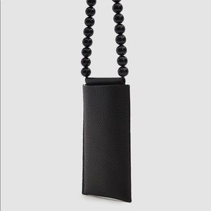 Iphone Sling with Black Beads